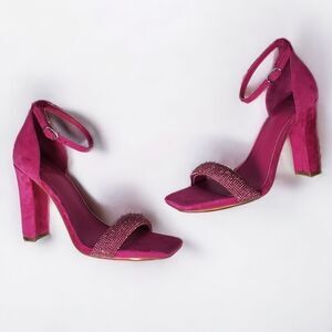 Marc Fisher Angelo Magenta Suede Size 6.5